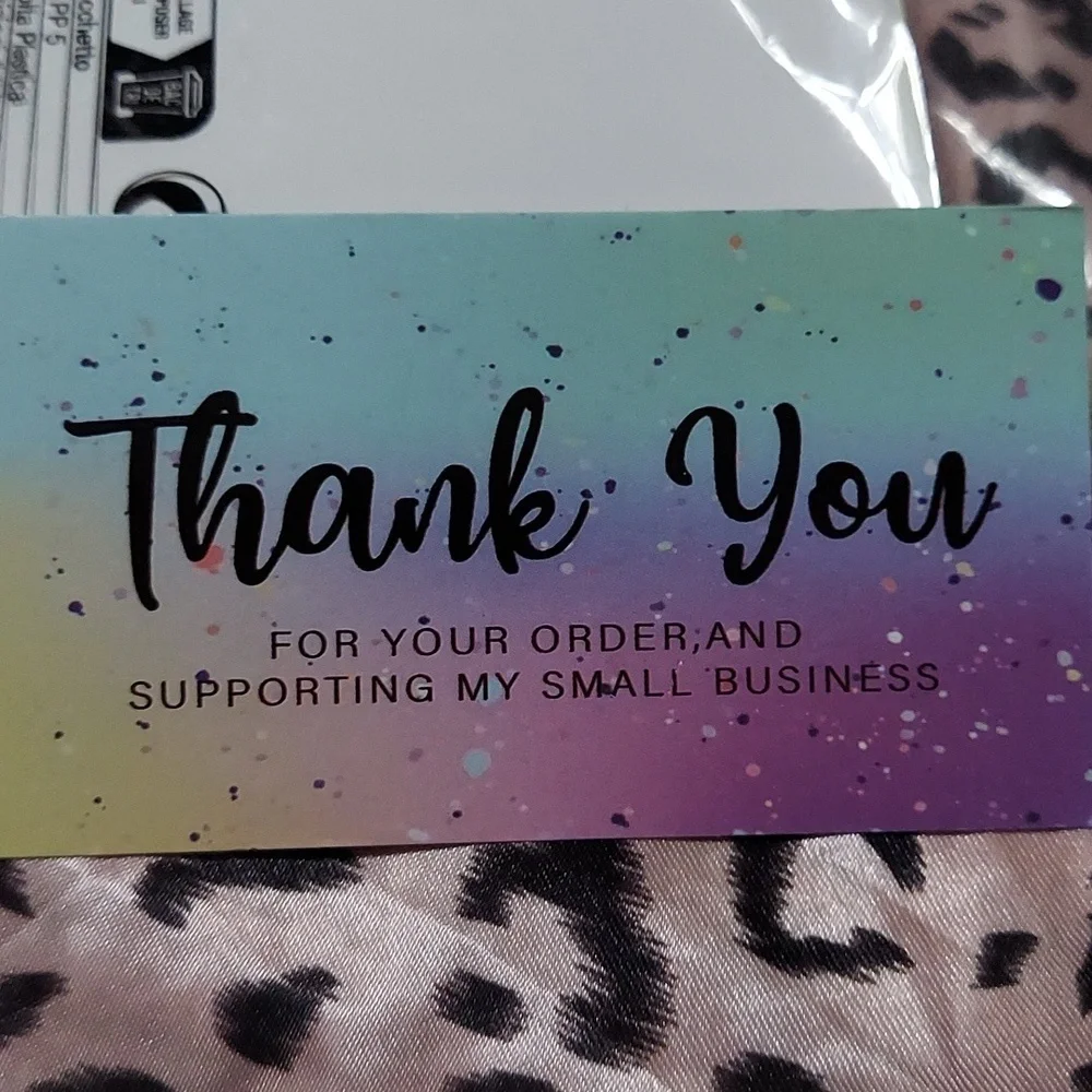 Thank You Cards and Stickers Set